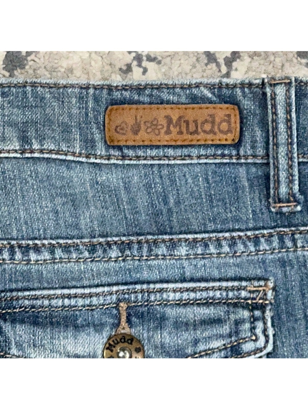 Vtg Women’s Mudd denim jeans low-rise fit and classic Y2K styling Bootcut sz 13 - Picture 8 of 8
